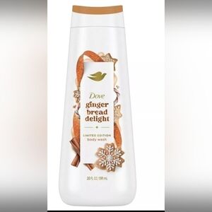 New Dove Gingerbread Delight Holiday Treat Body Wash Limited Edition 20 oz.